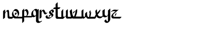 CF Nurhijaz Regular Font LOWERCASE