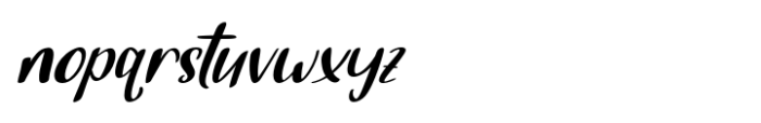 CF Serenity Loop Italic Font LOWERCASE