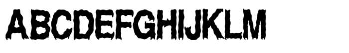 CF Spookturas Regular Font UPPERCASE