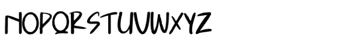 CF Wreck Brush Regular Font LOWERCASE