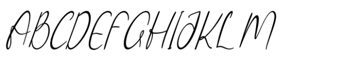 CF Zerellia Spring Italic Font UPPERCASE