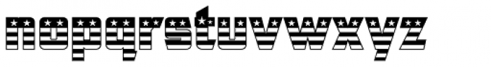 CFB1 American Patriot SOLID 1 Normal Font LOWERCASE