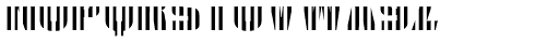 CFB1 Captain Narrow SOLID 2 Bold Italic Font UPPERCASE