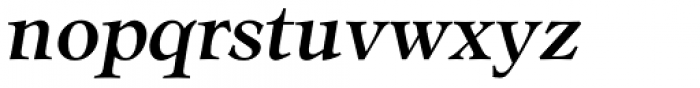 CG Adroit Medium Italic Font LOWERCASE