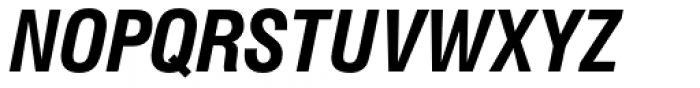 CG Triumvirate Condensed Bold Italic Font UPPERCASE