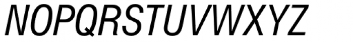 CG Triumvirate Condensed Italic Font UPPERCASE