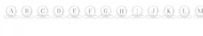 cg alphabet elegant monogram Font UPPERCASE