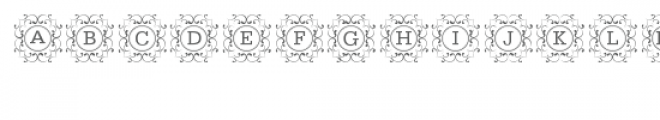 cg alphabet monogram elite Font LOWERCASE