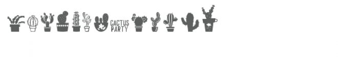 cg cactus fun dingbats Font UPPERCASE