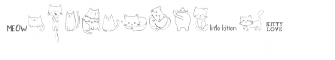 cg cats dingbats Font LOWERCASE