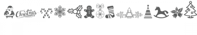 cg christmas wishes dingbats Font LOWERCASE