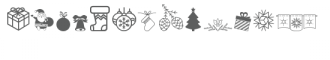 cg christmas wishes dingbats Font LOWERCASE