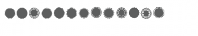 cg doily dingbats Font LOWERCASE