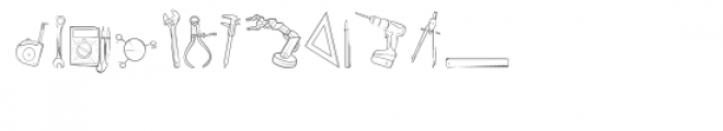cg engineering doodles dingbats Font UPPERCASE
