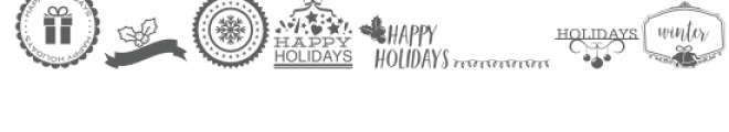 cg happy holidays dingbats font Font LOWERCASE