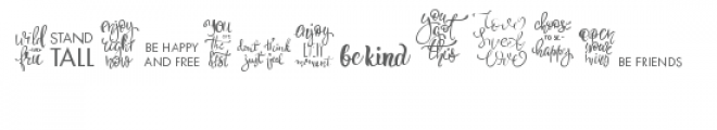 cg inspire quotes dingbats Font LOWERCASE