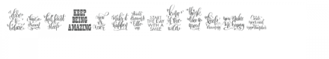 cg inspired quotes dingbats Font UPPERCASE