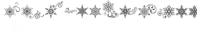 cg snowflake flurries dingbats font Font LOWERCASE