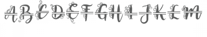 cg split ornate monogram Font UPPERCASE