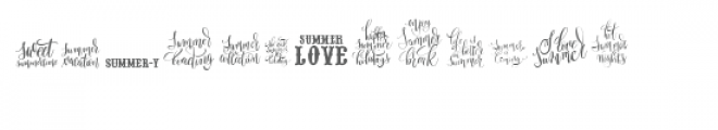 cg summer adventures dingbats Font UPPERCASE