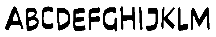 Chabplan Regular Font UPPERCASE