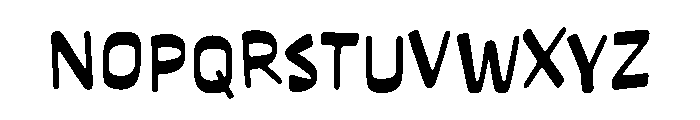 Chabplan Regular Font LOWERCASE