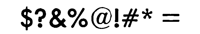 Charcuterie Block Medium Font OTHER CHARS