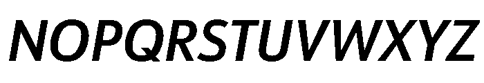 Charcuterie Block Semibold Italic Font UPPERCASE
