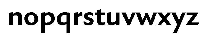 Charcuterie Block Semibold Font LOWERCASE