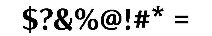 Charcuterie Contrast Bold Font OTHER CHARS