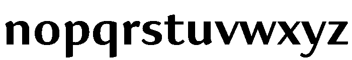 Charcuterie Contrast Bold Font LOWERCASE
