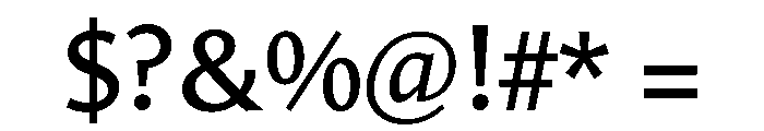 Charcuterie Contrast Medium Font OTHER CHARS