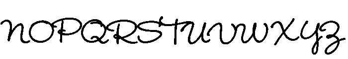 Charcuterie Cursive Bold Font UPPERCASE