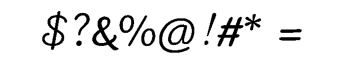 Charcuterie Cursive Light Font OTHER CHARS
