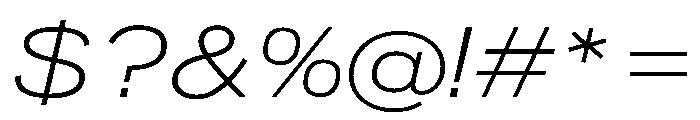 Charcuterie Ornaments Light Italic Font OTHER CHARS