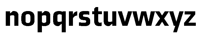 Charcuterie Sans Heavy Font LOWERCASE
