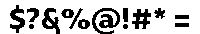 Charcuterie Sans Semibold Font OTHER CHARS