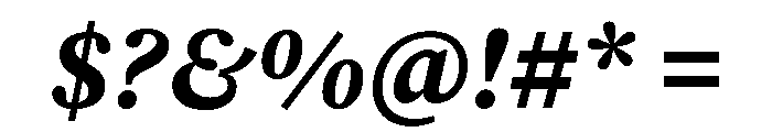 Charter Bt Bold Italic Font OTHER CHARS