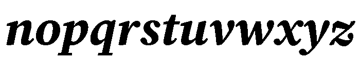 Charter Bt Bold Italic Font LOWERCASE