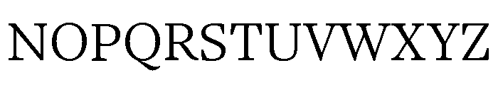 Charter Bt Extra Light Font UPPERCASE
