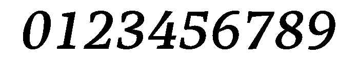 Charter Bt Italic Font OTHER CHARS