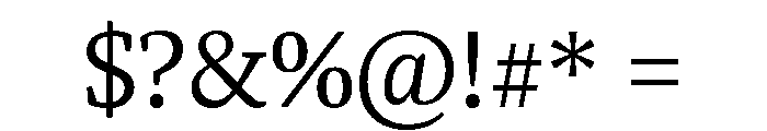 Charter Bt Light Font OTHER CHARS