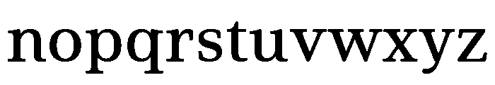 Charter Bt Semibold Font LOWERCASE