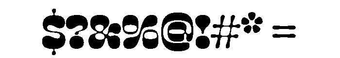 Cheee Variable Extra Light Font OTHER CHARS