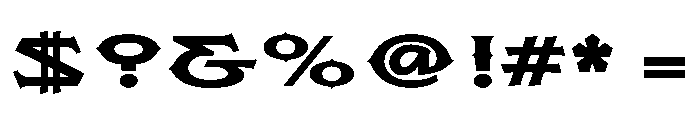 Cheee Variable Heavy Font OTHER CHARS