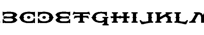 Cheee Variable Heavy Font UPPERCASE
