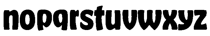 Chicle Bold Font LOWERCASE