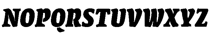 Chicle Extra Bold Italic Font UPPERCASE