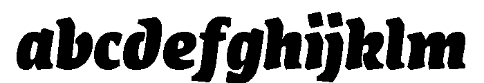 Chicle Extra Bold Italic FONT