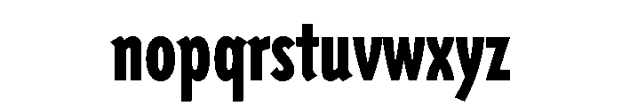 Chicle Extra Bold Font LOWERCASE